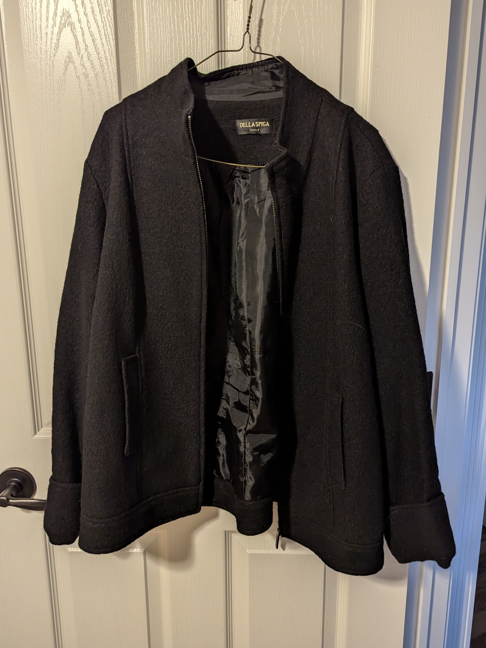 Black Wool Pea Coat